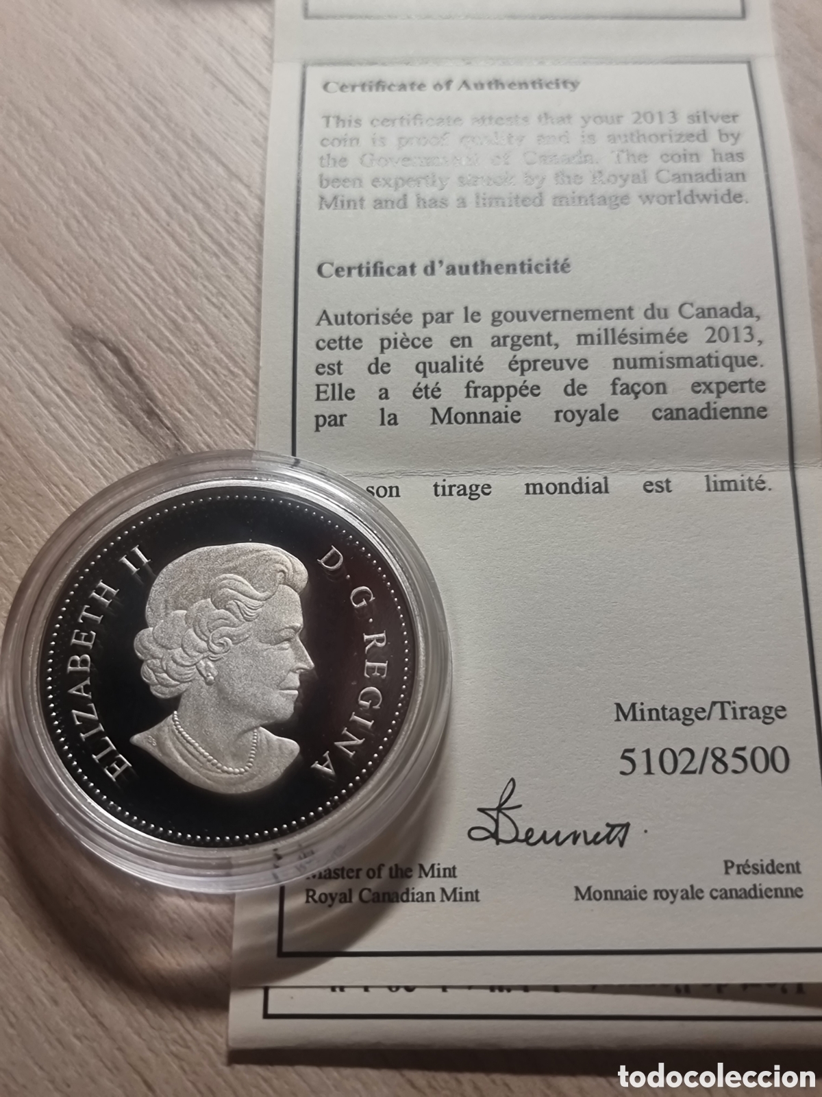 Monedas antiguas de Europa: Onza 3/4 de plata pura