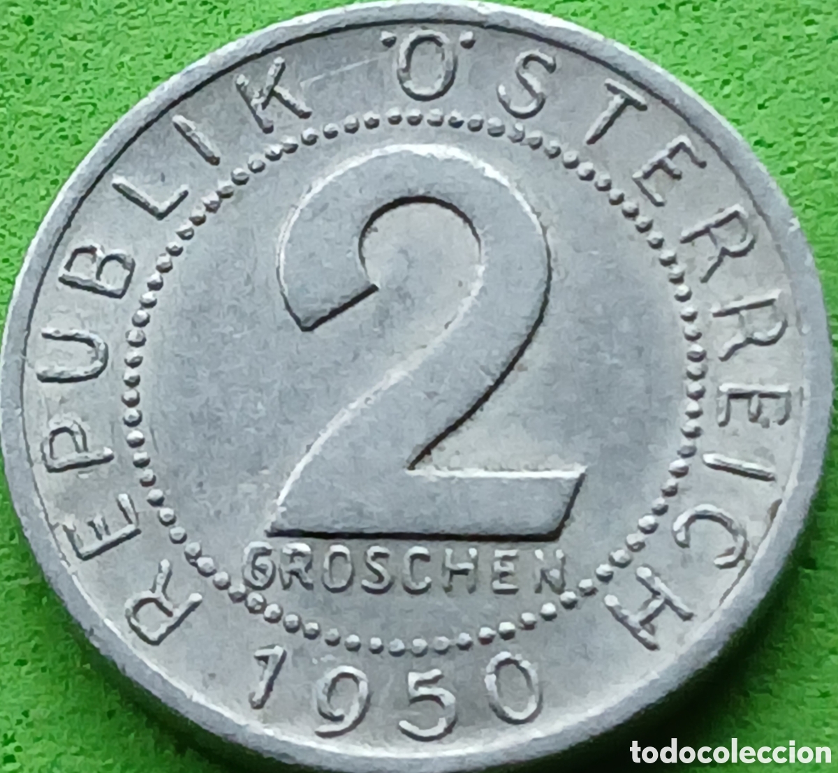 Monedas antiguas de Europa: Austria 2 groschen 1950 km#2876
