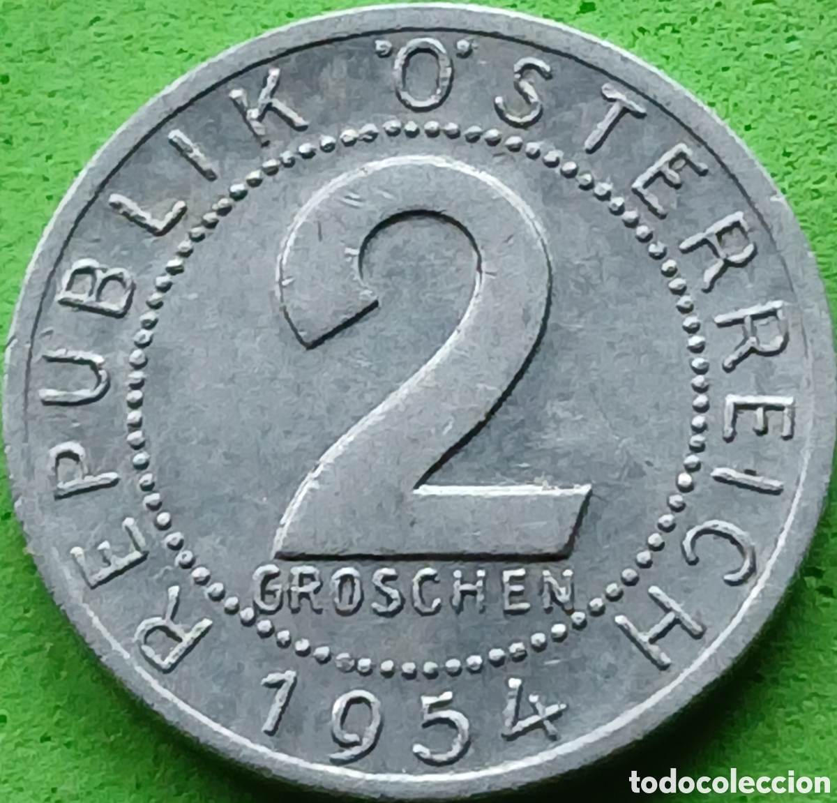 Monedas antiguas de Europa: Austria 2 groschen 1954 km#2876