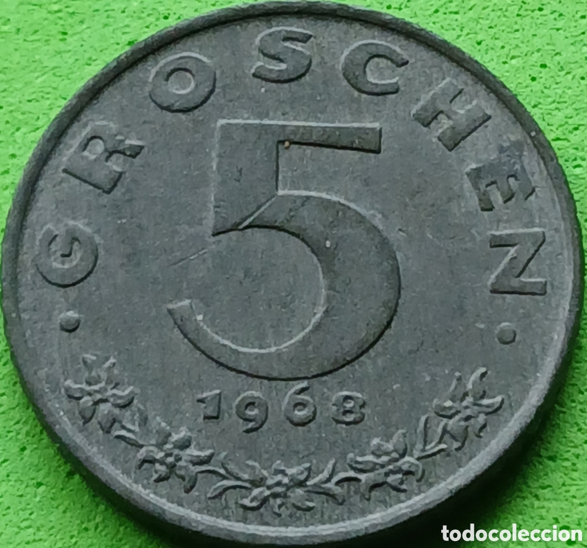 Monedas antiguas de Europa: Austria 5 groschen 1968 km#2875