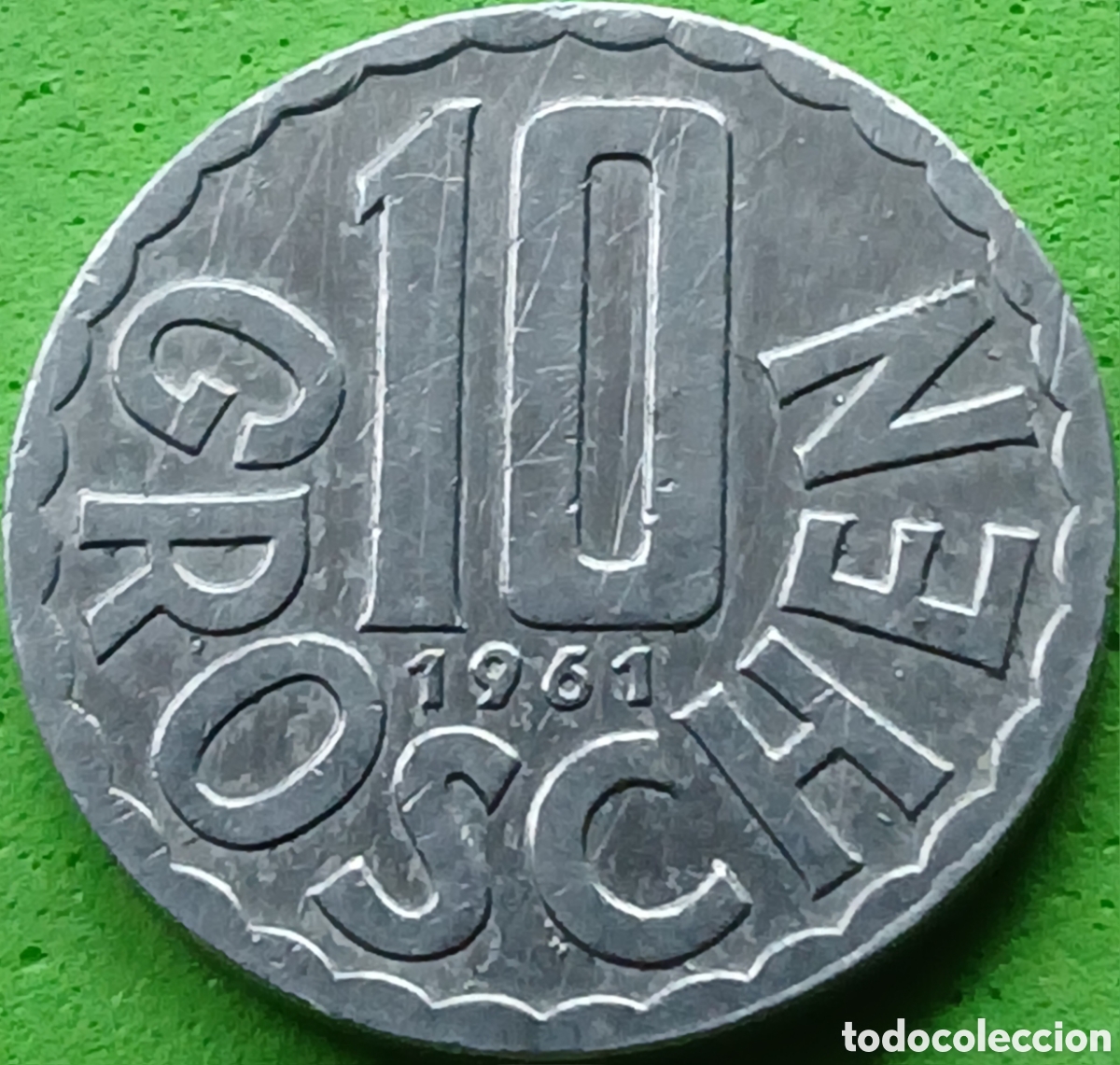 Monedas antiguas de Europa: Austria 10 groschen 1961 km#2878
