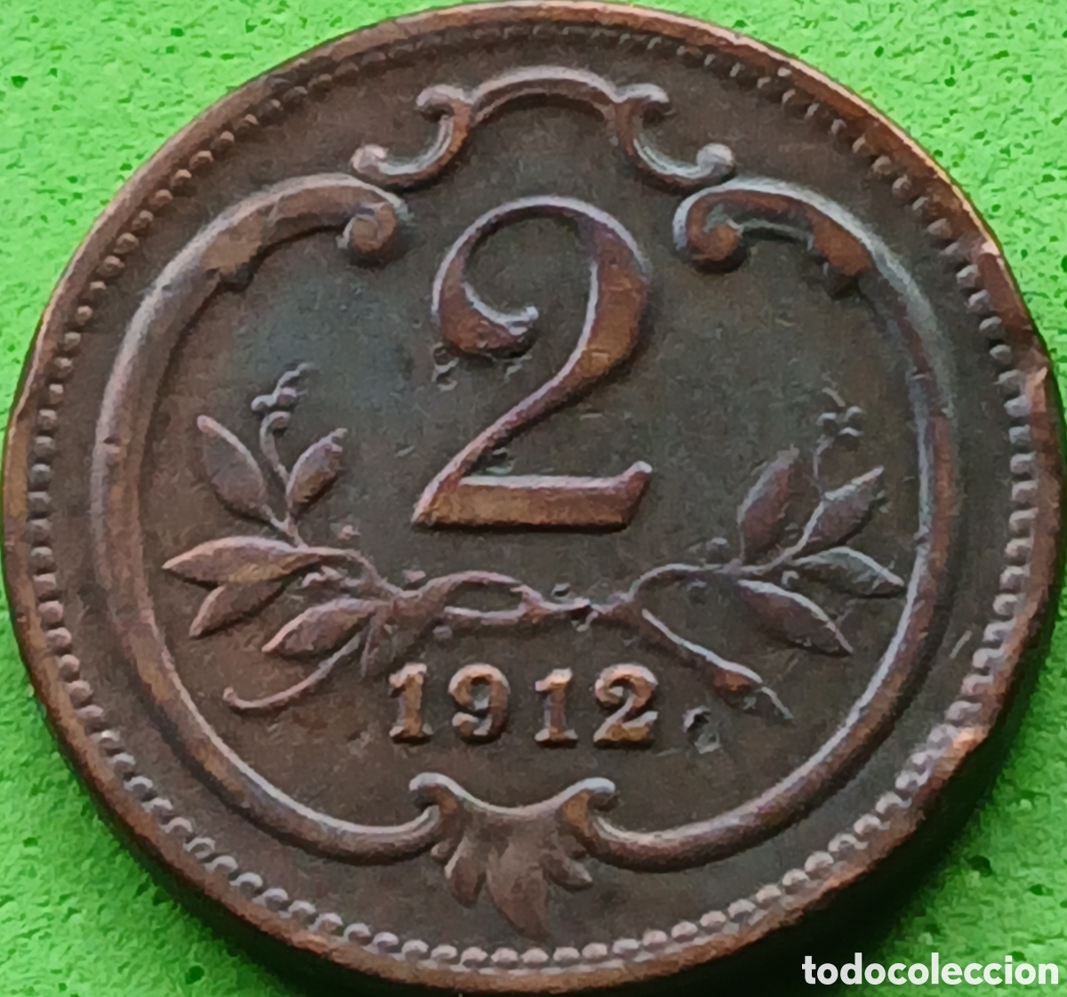 Monedas antiguas de Europa: Austria 2 hellers 1912 km#2801