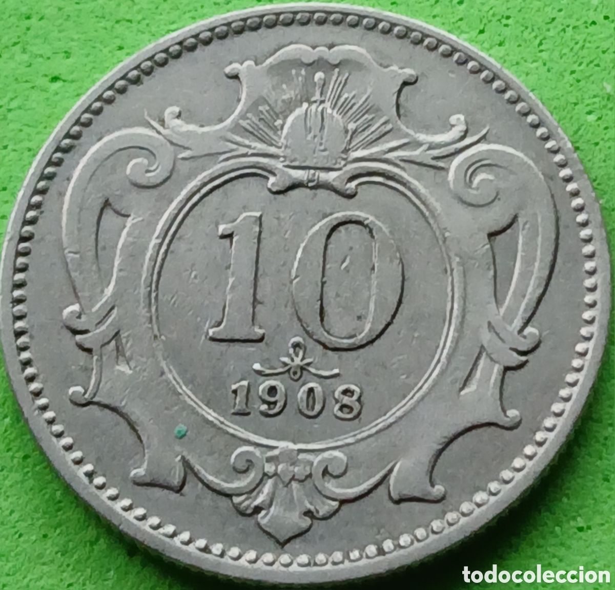 Monedas antiguas de Europa: Austria 10 hellers 1908 km#2802