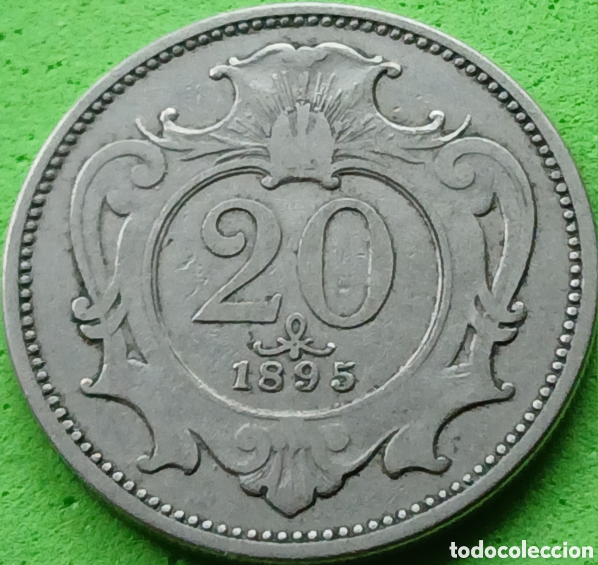 Monedas antiguas de Europa: Austria 20 hellers 1895 km#2803