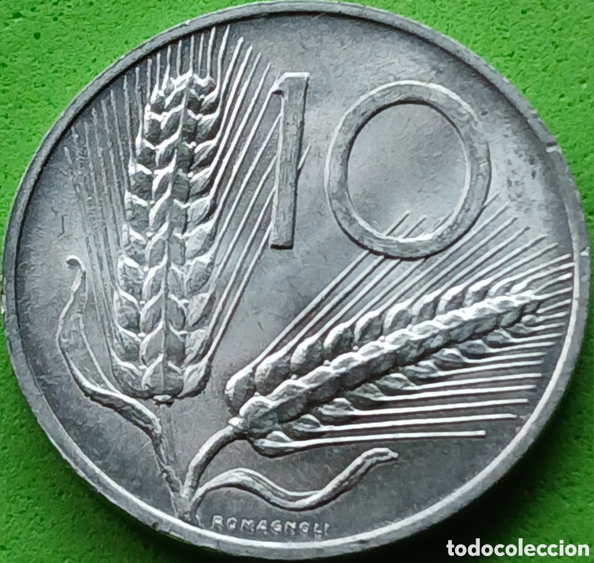 Monedas antiguas de Europa: Italia 10 liras 1955 km#93