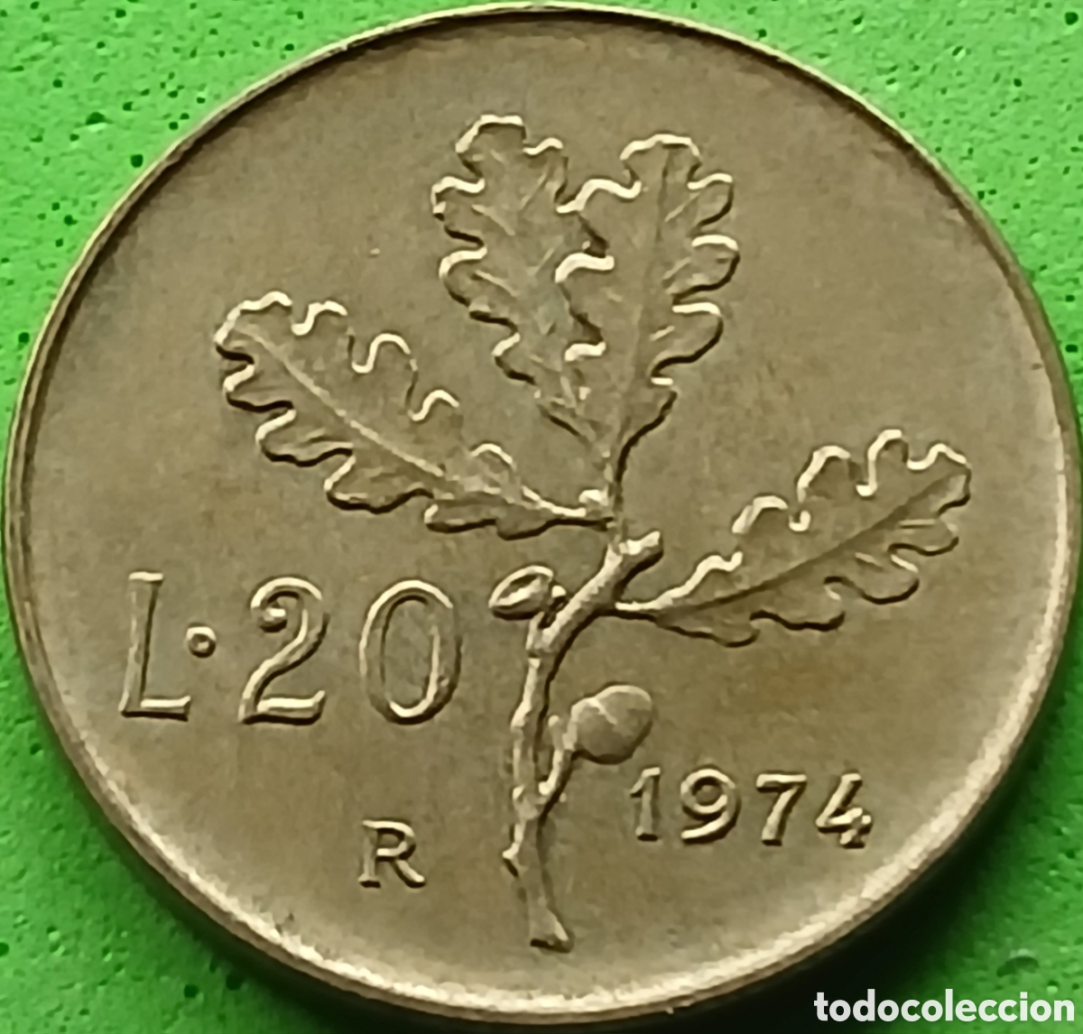 Monedas antiguas de Europa: Italia 20 liras 1974 km#97
