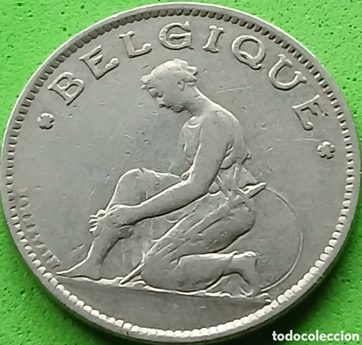Monedas antiguas de Europa: B&eacute;lgica 1 franco 1923 km#89 Belgique