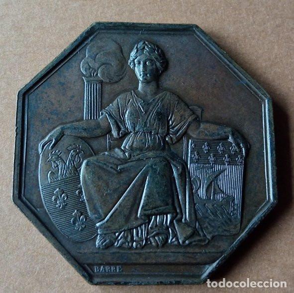 Monedas antiguas de Europa: FRANCIA - MEDALLA DEL FERROCARRIL (CHEMIN DE FER DE PARIS A ST. CLOUD ET VERSAILLES) - LEY 9/7/1837