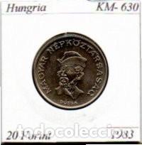 Monedas antiguas de Europa: HUNGRIA 1983, 20 FORINT, KM-630, SC