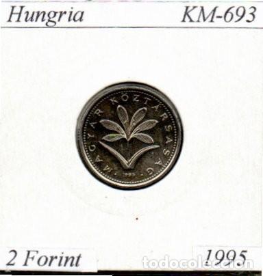 Monedas antiguas de Europa: HUNGRIA 1995, 2 FORINT, KM-693, SC-UNC