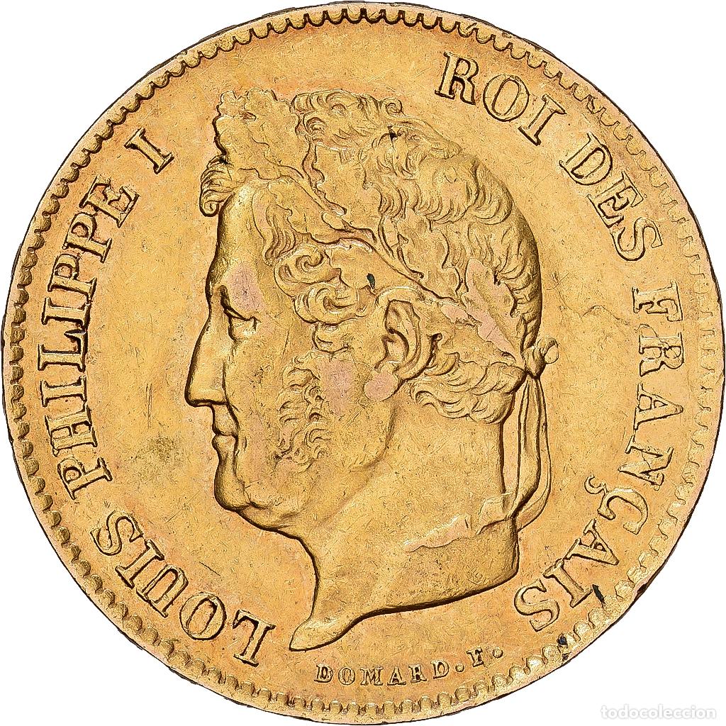 Monedas antiguas de Europa: [#1167912] Francia, LOUIS PHILIPPE I, 40 Francs, 1834, Paris, Oro, MBC, Gadoury:1106