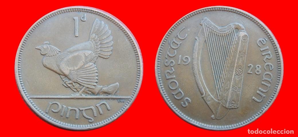 Monedas antiguas de Europa: 1 PENIQUE PENNY 1928 IRLANDA-150995