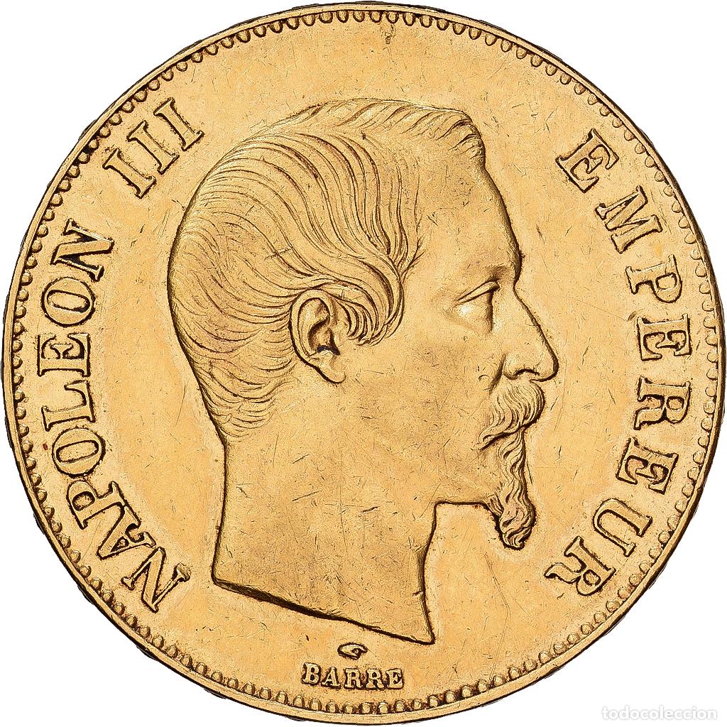 Monedas antiguas de Europa: [#1167909] Francia, Napoleon III, 100 Francs, 1858, Paris, Oro, MBC, Gadoury:1135, KM:786.1
