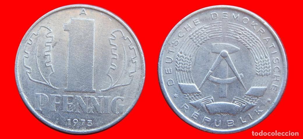 Monedas antiguas de Europa: 1 PFENNIG 1973A ALEMANIA REPUBLICA DEMOCRATICA DDR-151025