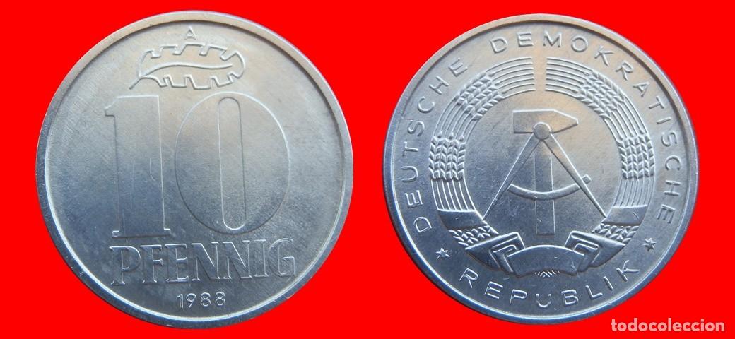 Monedas antiguas de Europa: 10 PFENNIG 1986A ALEMANIA REPUBLICA DEMOCRATICA DDR-151028