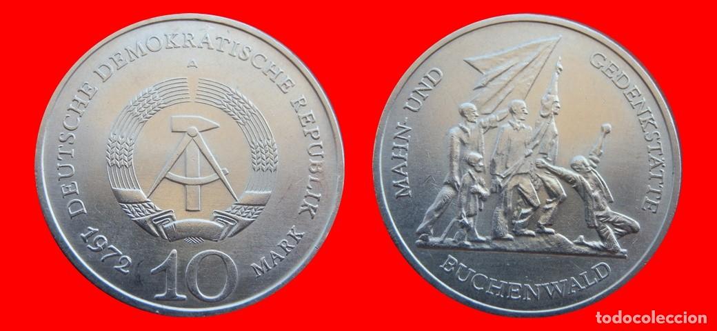 Monedas antiguas de Europa: 10 MARCOS 1972 ALEMANIA REPUBLICA DEMOCRATICA DDR-151032