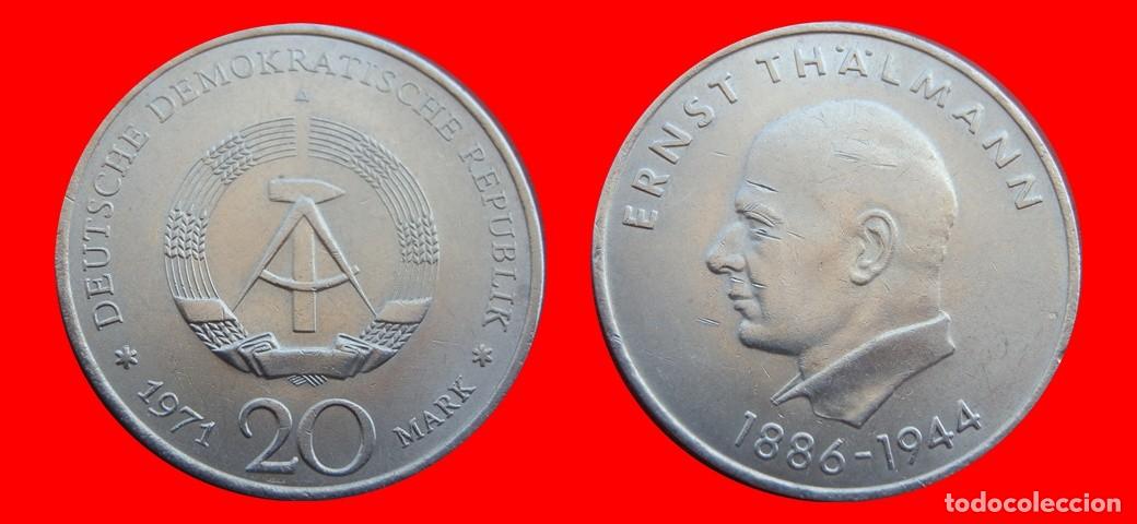 Monedas antiguas de Europa: 20 MARCOS 1971 ALEMANIA REPUBLICA DEMOCRATICA DDR-151036