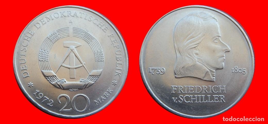 Monedas antiguas de Europa: 20 MARCOS 1972 ALEMANIA REPUBLICA DEMOCRATICA DDR-151037