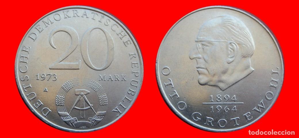 Monedas antiguas de Europa: 20 MARCOS 1973 ALEMANIA REPUBLICA DEMOCRATICA DDR-151038