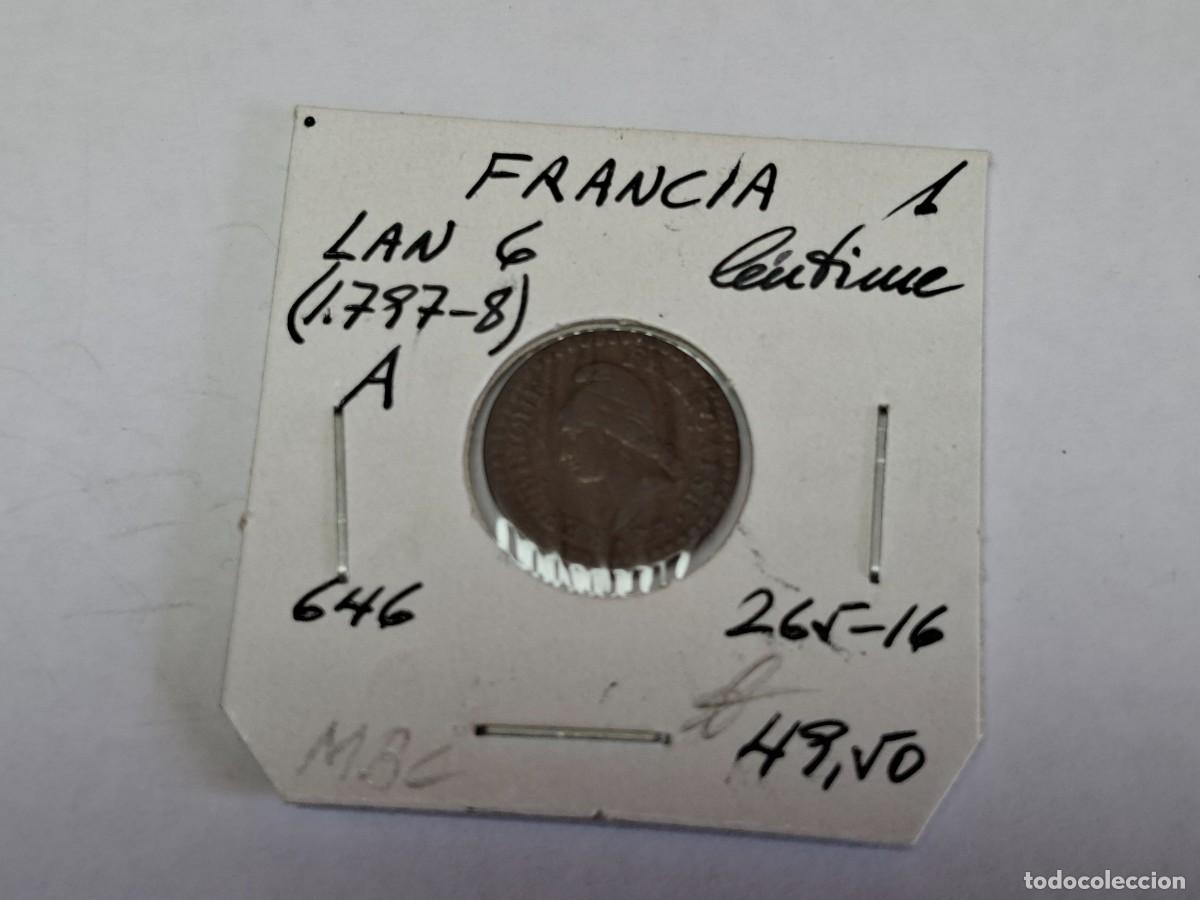 Monedas antiguas de Europa: 1 CENTIME de LAN 6 KM 646 FRANCIA en MBC