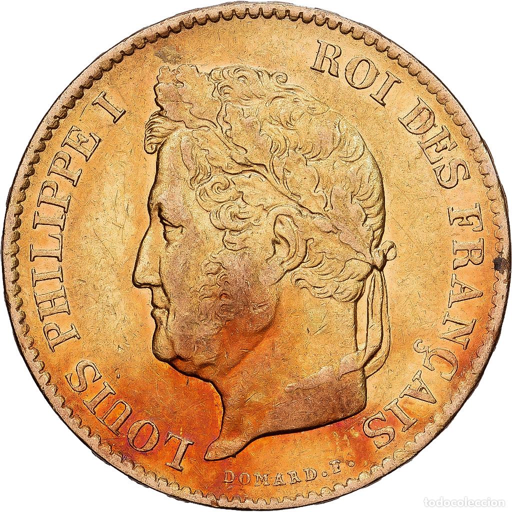 Monedas antiguas de Europa: [#1203049] Francia, 40 Francs, Louis-Philippe, 1834, Paris, Oro, MBC+, KM:747.1