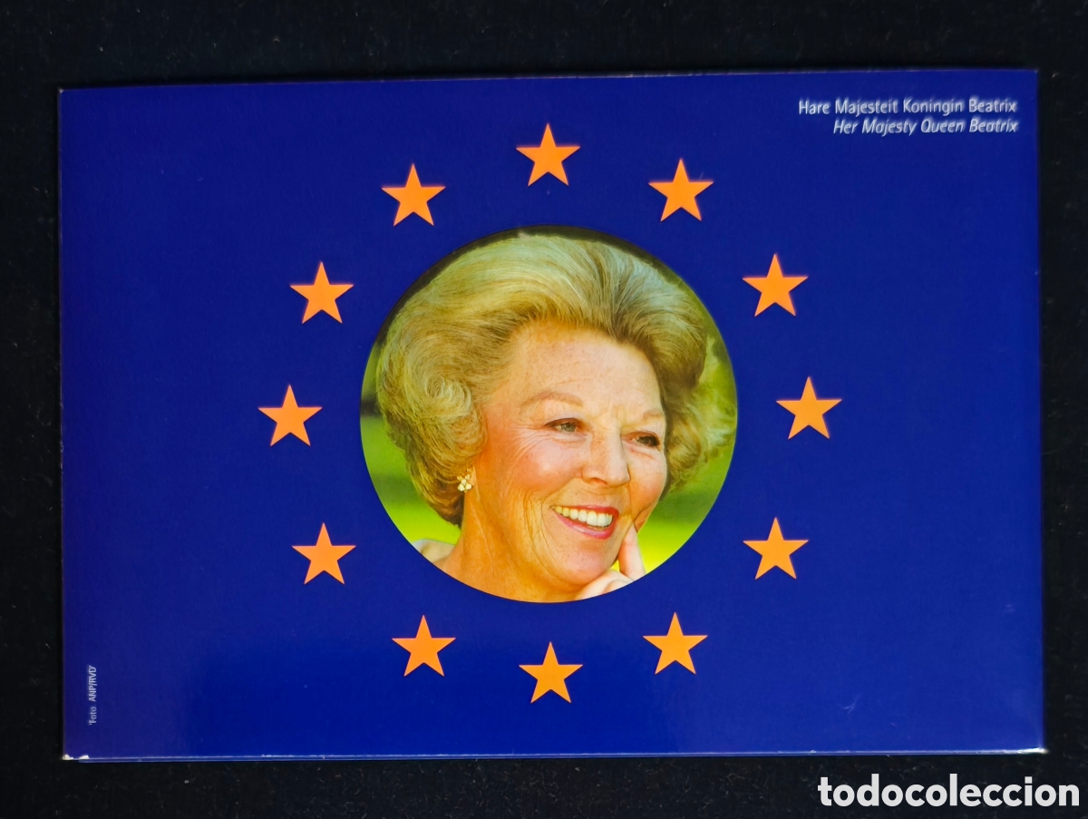 Monedas antiguas de Europa: Holanda Cartera oficial de Euros del 2002 SC