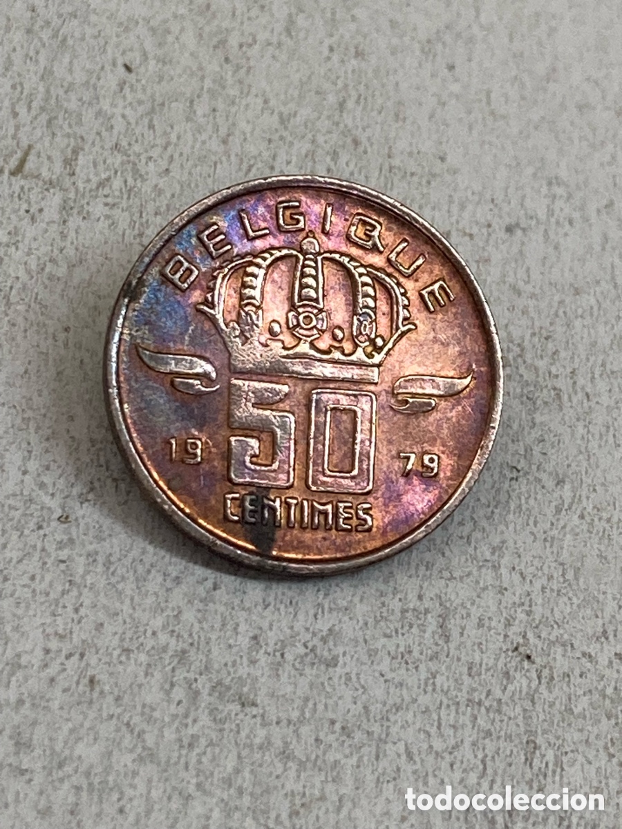 Monedas antiguas de Europa: Moneda 50 c&eacute;ntimos 1979 B&eacute;lgica