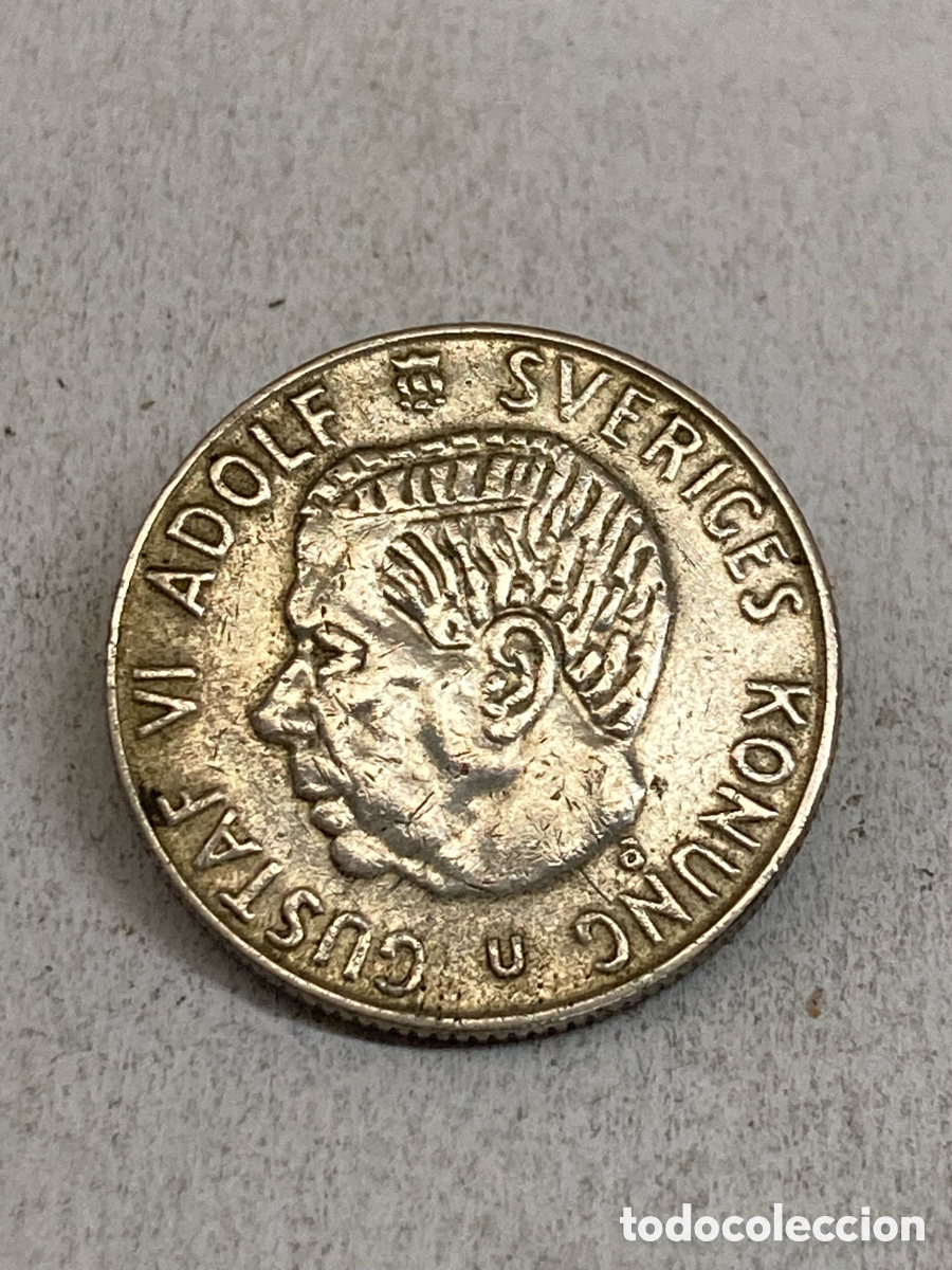 Monedas antiguas de Europa: Moneda de 1 Corona sueca de 1967