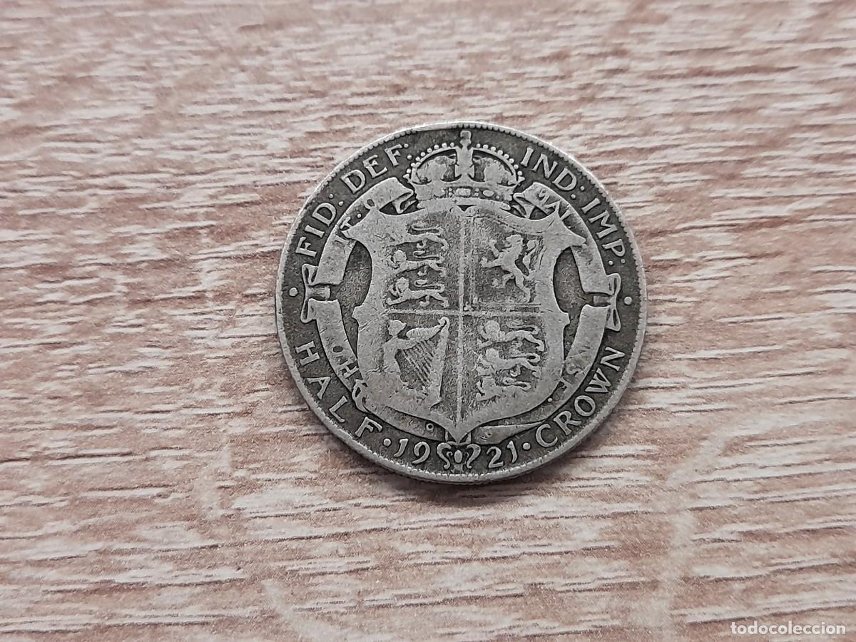 Monedas antiguas de Europa: Reino Unido, George V, Half Crown 1921