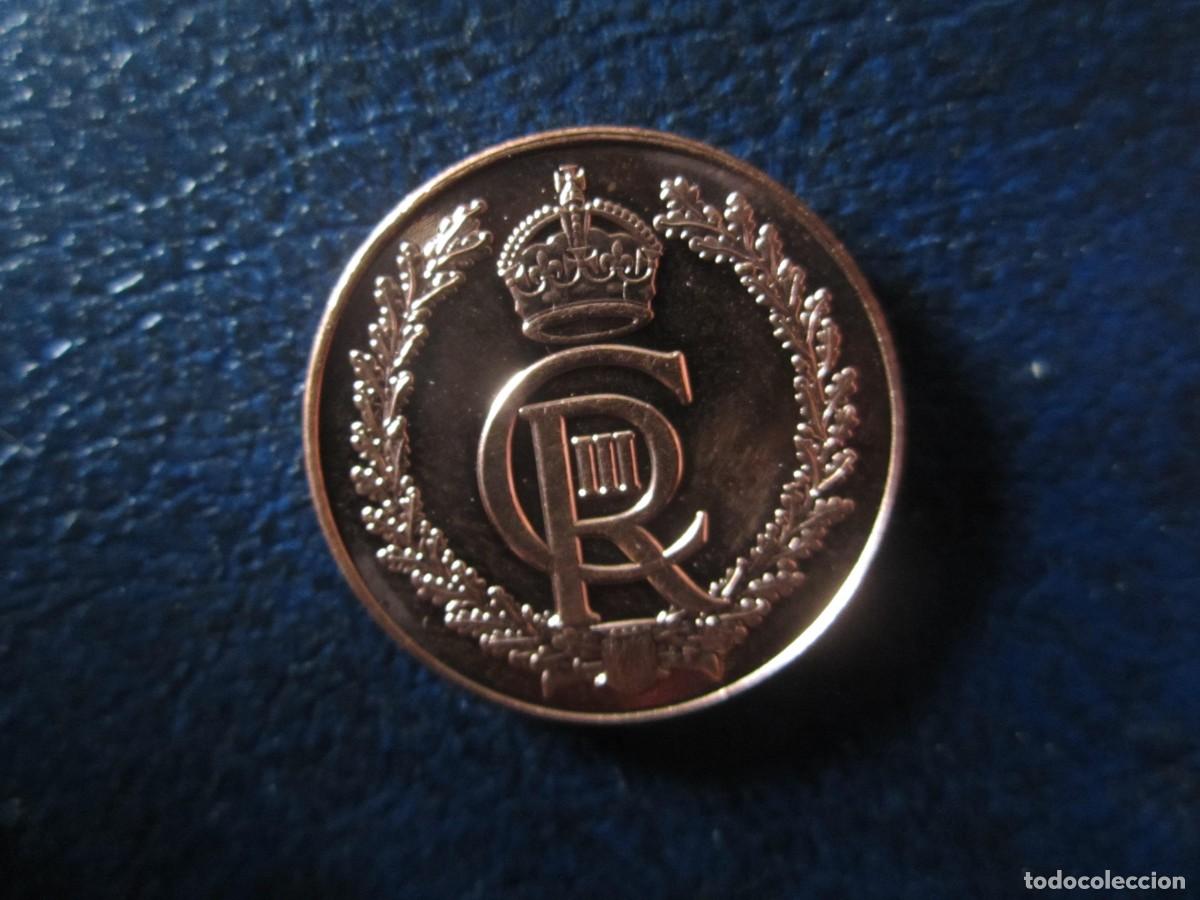 Monedas antiguas de Europa: Gibraltar 1 penique 2023 Carlos III sin circular