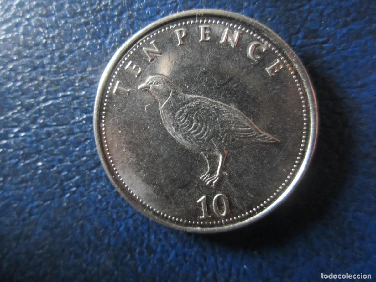 Monedas antiguas de Europa: Gibraltar 10 peniques 2016