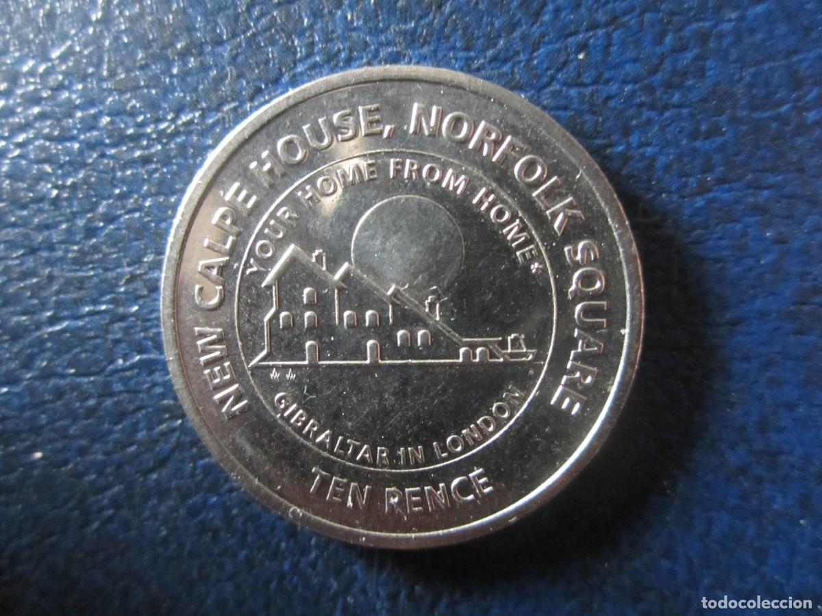 Monedas antiguas de Europa: Gibraltar 10 peniques 2018 Calpe House