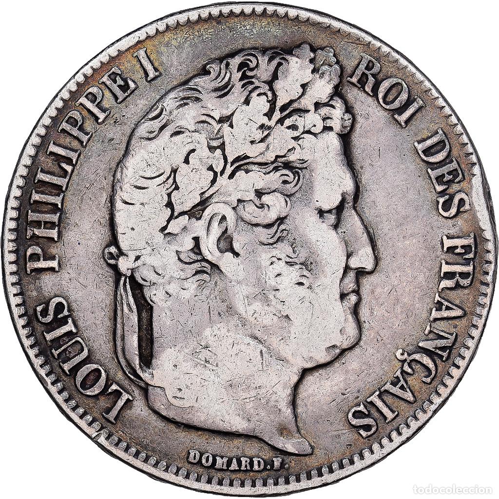 Monedas antiguas de Europa: [#1167893] Francia, 5 Francs, Louis-Philippe, 1832, Nantes, Plata, BC+, Gadoury:678
