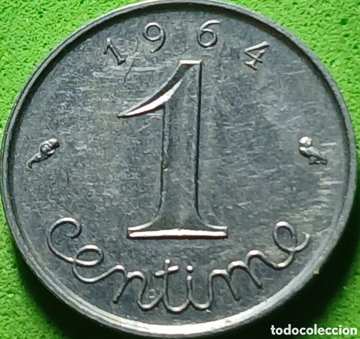 Monedas antiguas de Europa: Francia 1 c&eacute;ntimo 1964 km#928