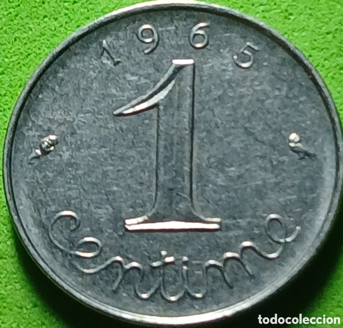 Monedas antiguas de Europa: Francia 1 c&eacute;ntimo 1965 km#928