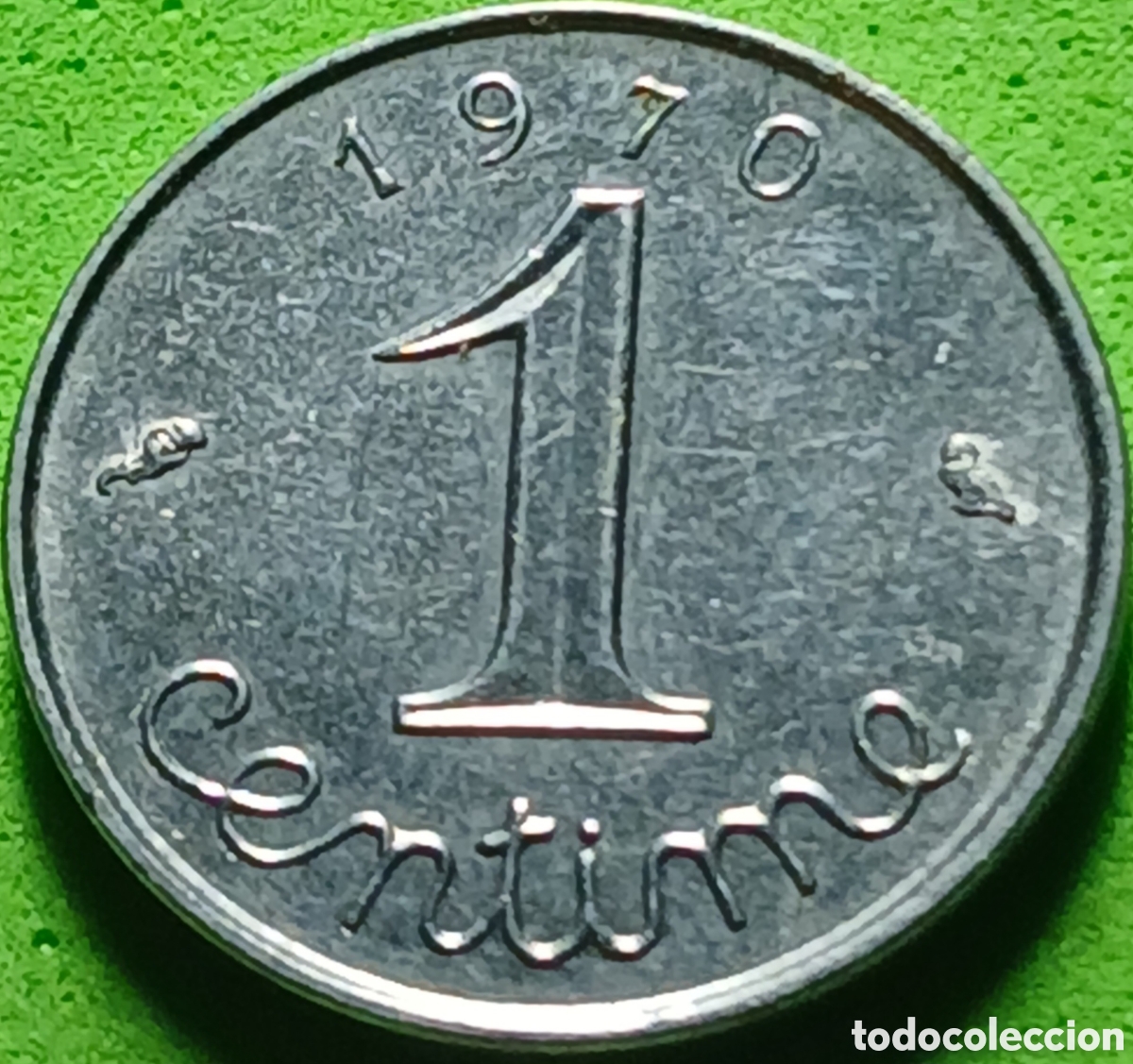 Monedas antiguas de Europa: Francia 1 c&eacute;ntimo 1970 km#928