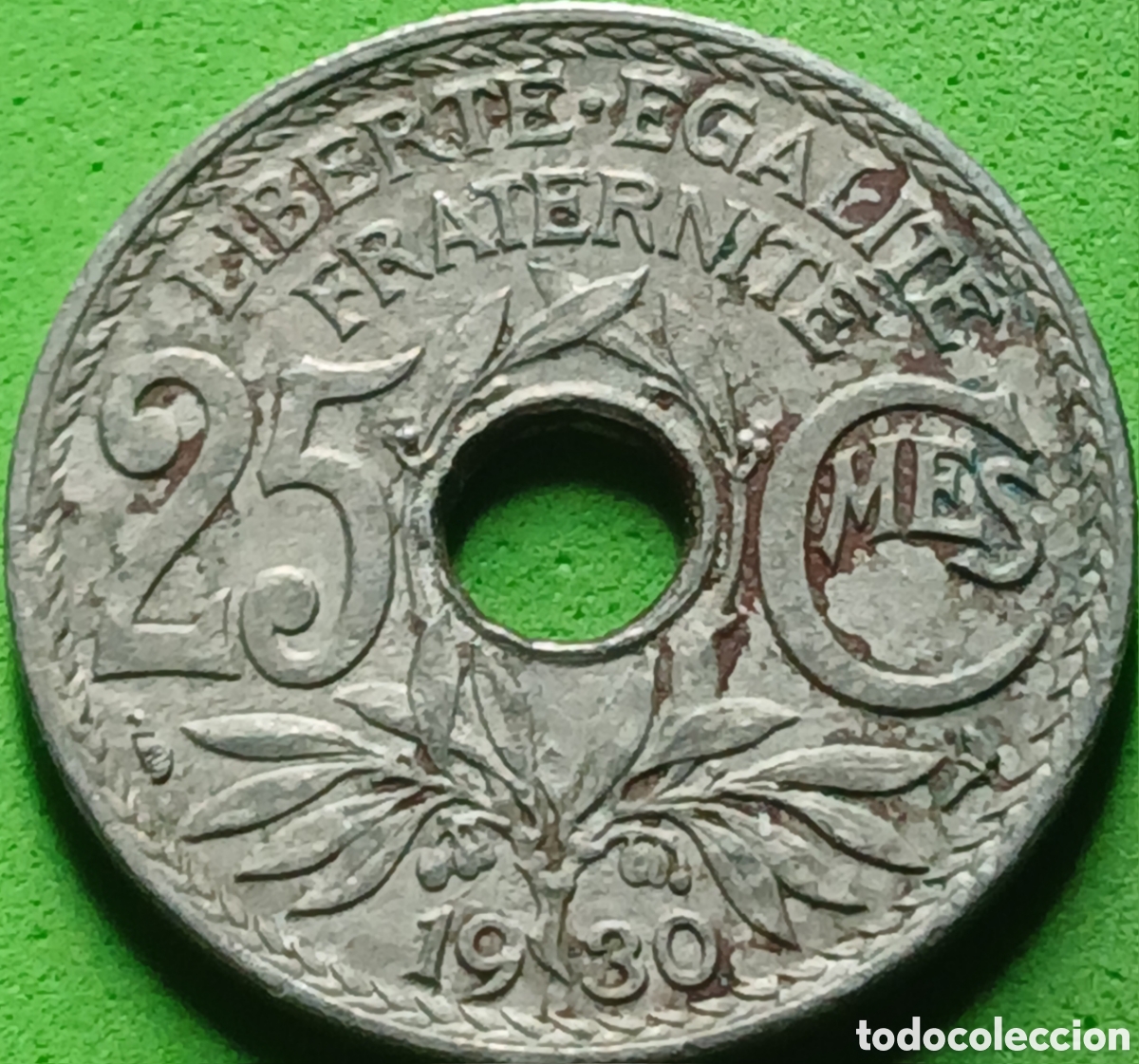 Monedas antiguas de Europa: Francia 25 c&eacute;ntimos 1930 km#867a
