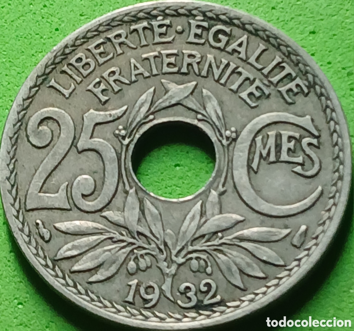 Monedas antiguas de Europa: Francia 25 c&eacute;ntimos 1932 km#867a