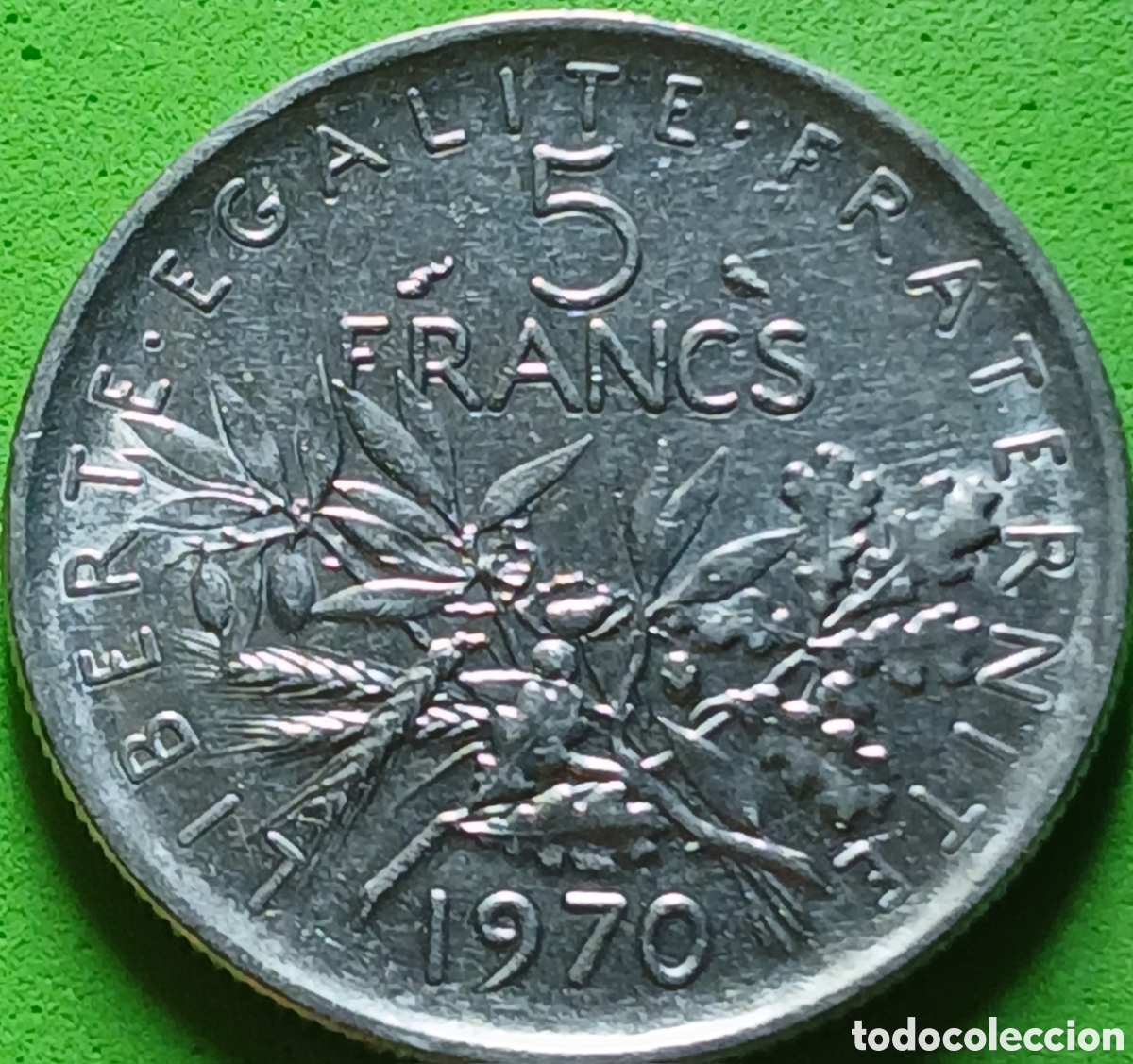 Monedas antiguas de Europa: Francia 5 francos 1970 km#926a