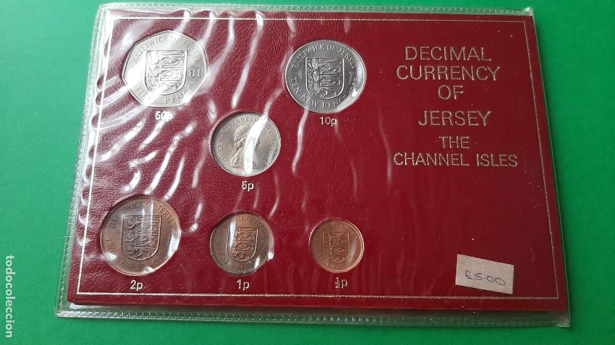 Monedas antiguas de Europa: (JERSEY) SET DE MONEDAS