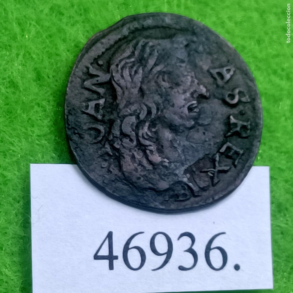 Monedas antiguas de Europa: Lituania 1 Szeląg, s&oacute;lido, Schilling, 166-, Juan II Casimiro Vasa.Mancomunidad Polaco-Lituana