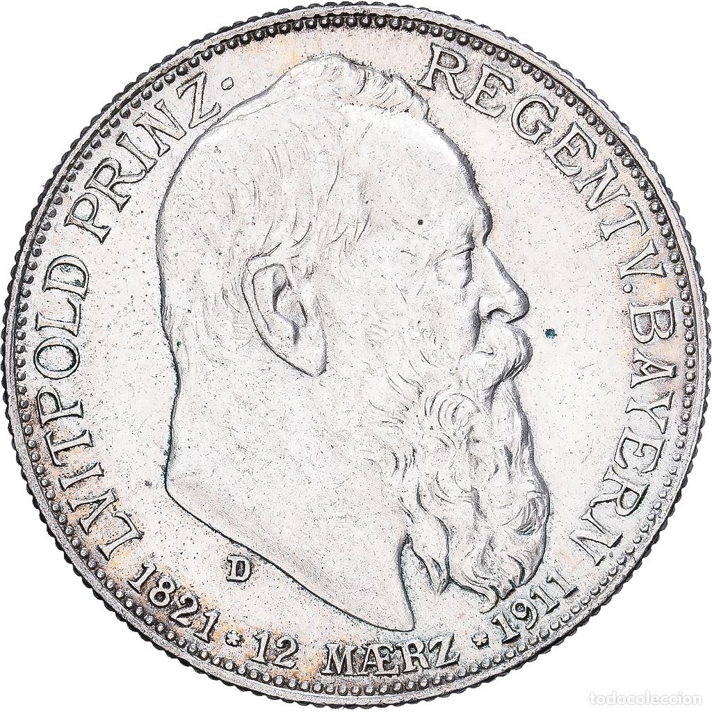 Monedas antiguas de Europa: [#1167767] Estados alemanes, BAVARIA, Otto, 2 Mark, 1911, Munich, Plata, EBC, KM:997