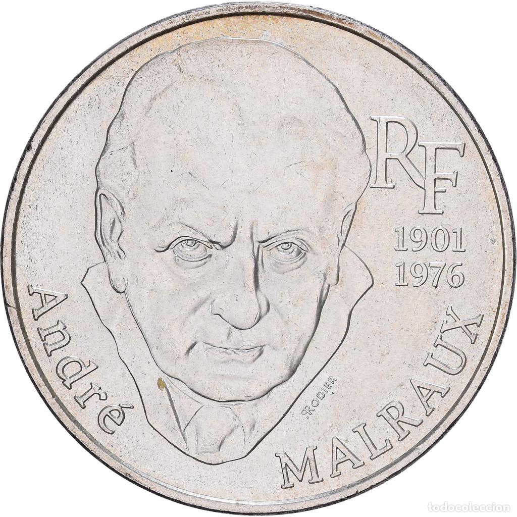 Monedas antiguas de Europa: [#1167615] Francia, 100 Francs, Andr&eacute; Malraux, 1997, Plata, EBC, KM:1188