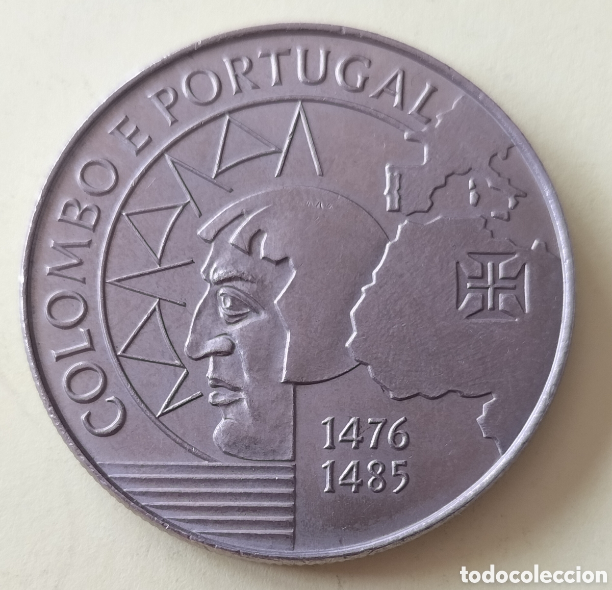 Monedas antiguas de Europa: Moneda 200 Escudos 1991 Portugal, Col&oacute;n.