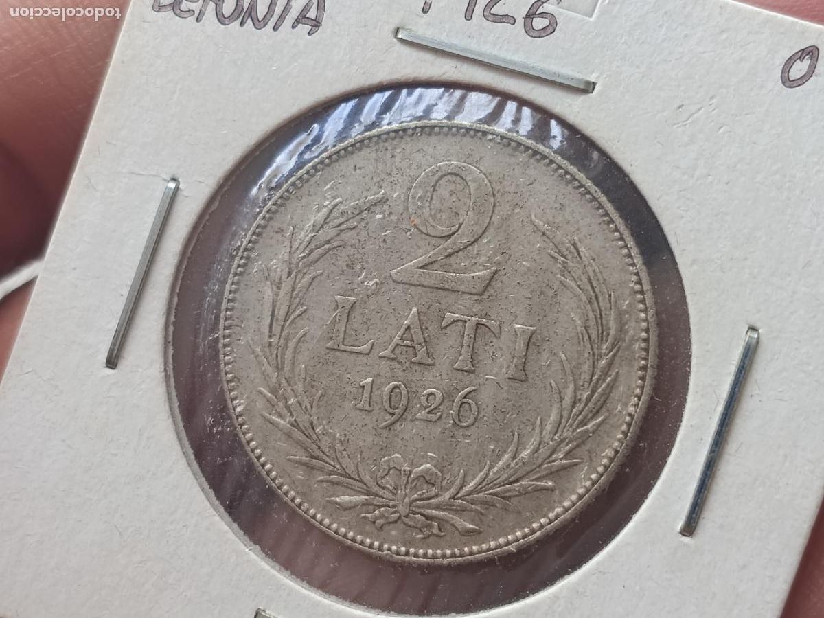 Monedas antiguas de Europa: LETONIA , 2 LATI , 1926 - Foto 1