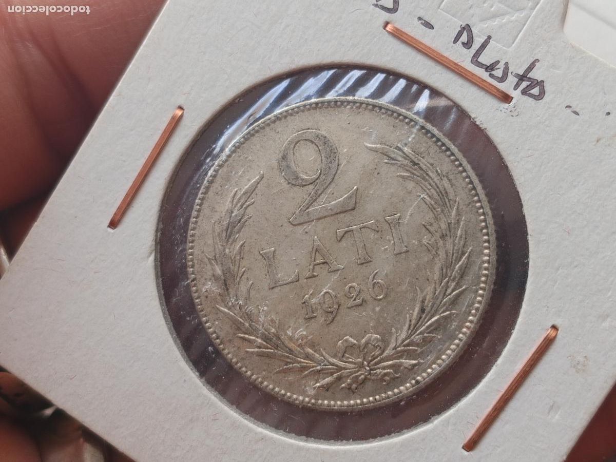 Monedas antiguas de Europa: LETONIA , 2 LATI , 1926 PLATA