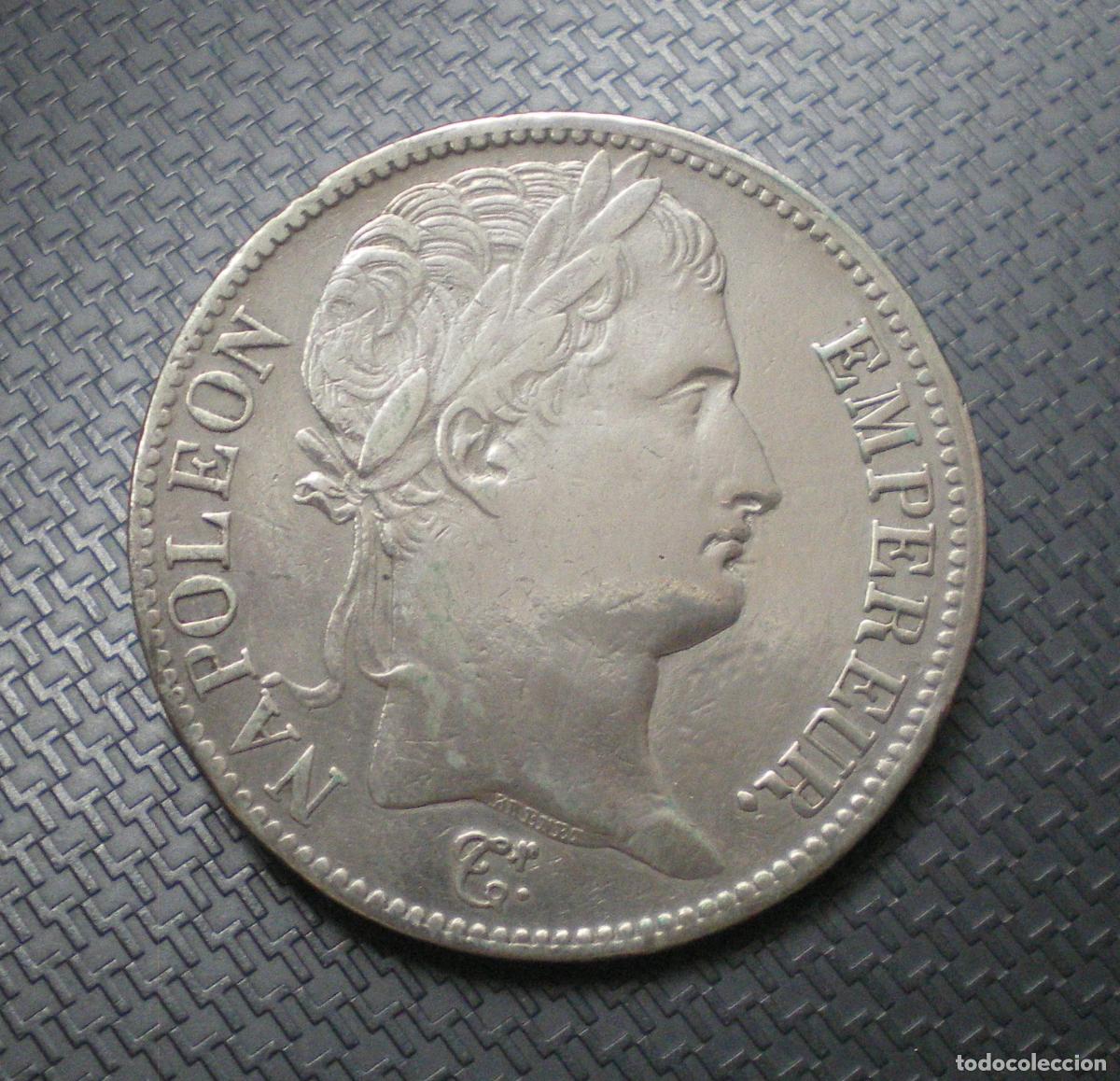 Monedas antiguas de Europa: FRANCIA - 5 FRANCOS de PLATA - NAPOLEON BONAPARTE - 1811 A
