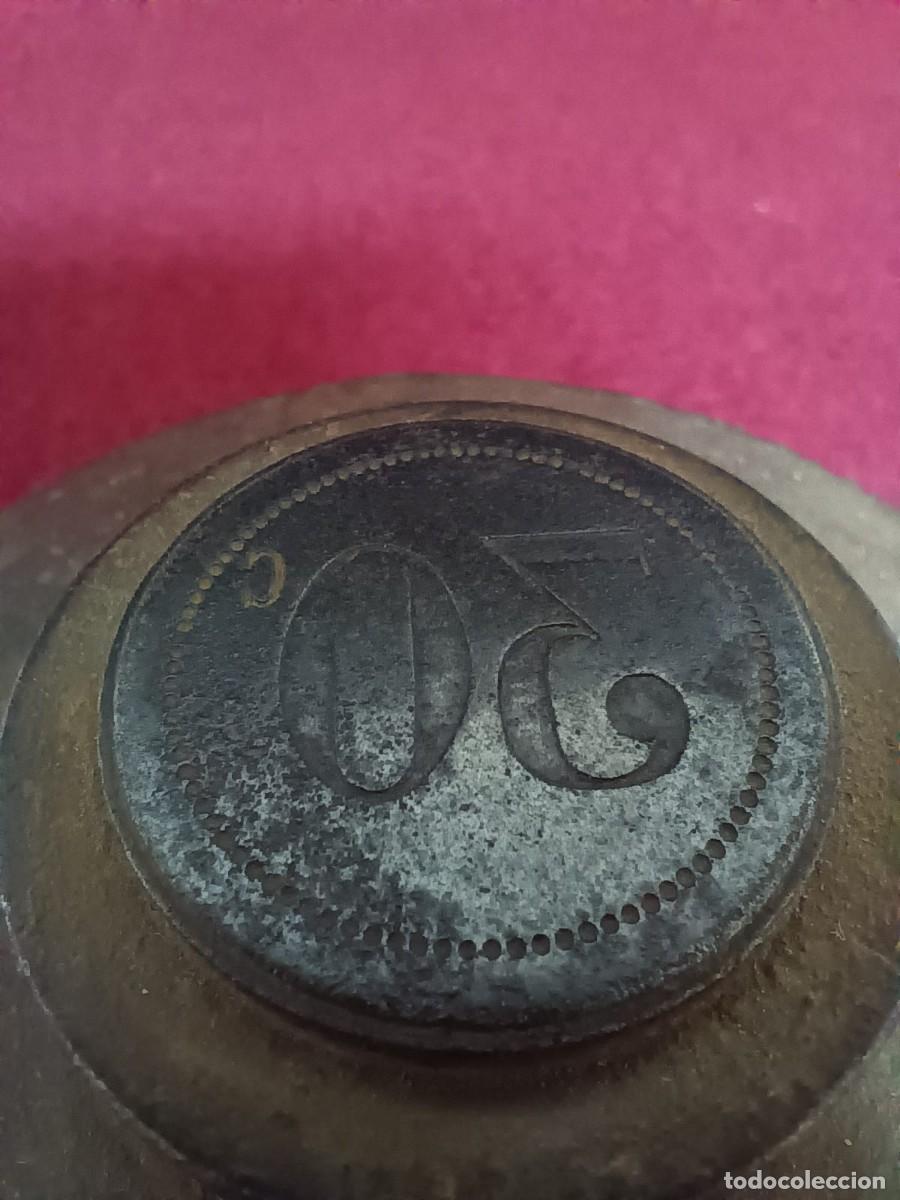 Monedas antiguas de Europa: MATRIZ/CU&Ntilde;O 30 C&Eacute;NTIMOS MONDEDA DE NECESIDAD