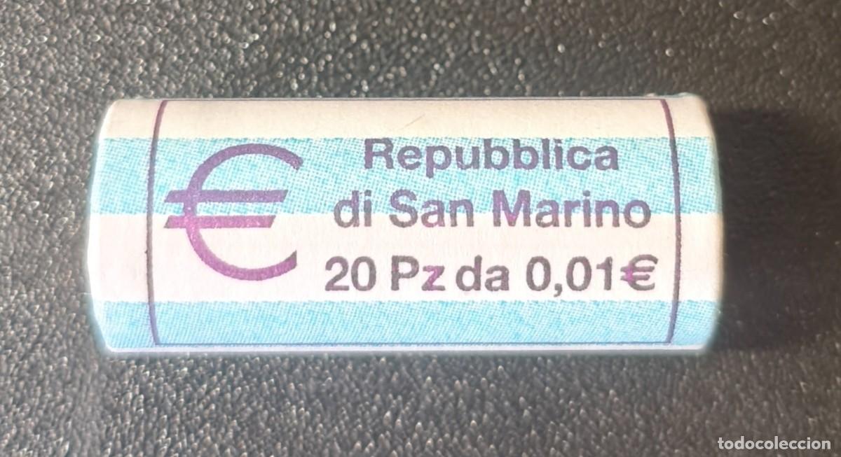 Monedas antiguas de Europa: San Marino rollo de 1 c&eacute;ntimos X20 2006 (FDC)