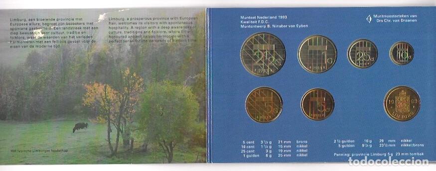 Monedas antiguas de Europa: NEDERLAND CARPETA A&Ntilde;O 1993